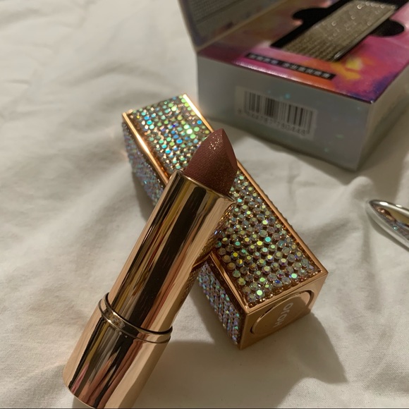 Rhinestone Diamond Silver and Gold Eyeshadow, Eyebrow Pencil and 2 Lipsticks NIB - Picture 14 of 16